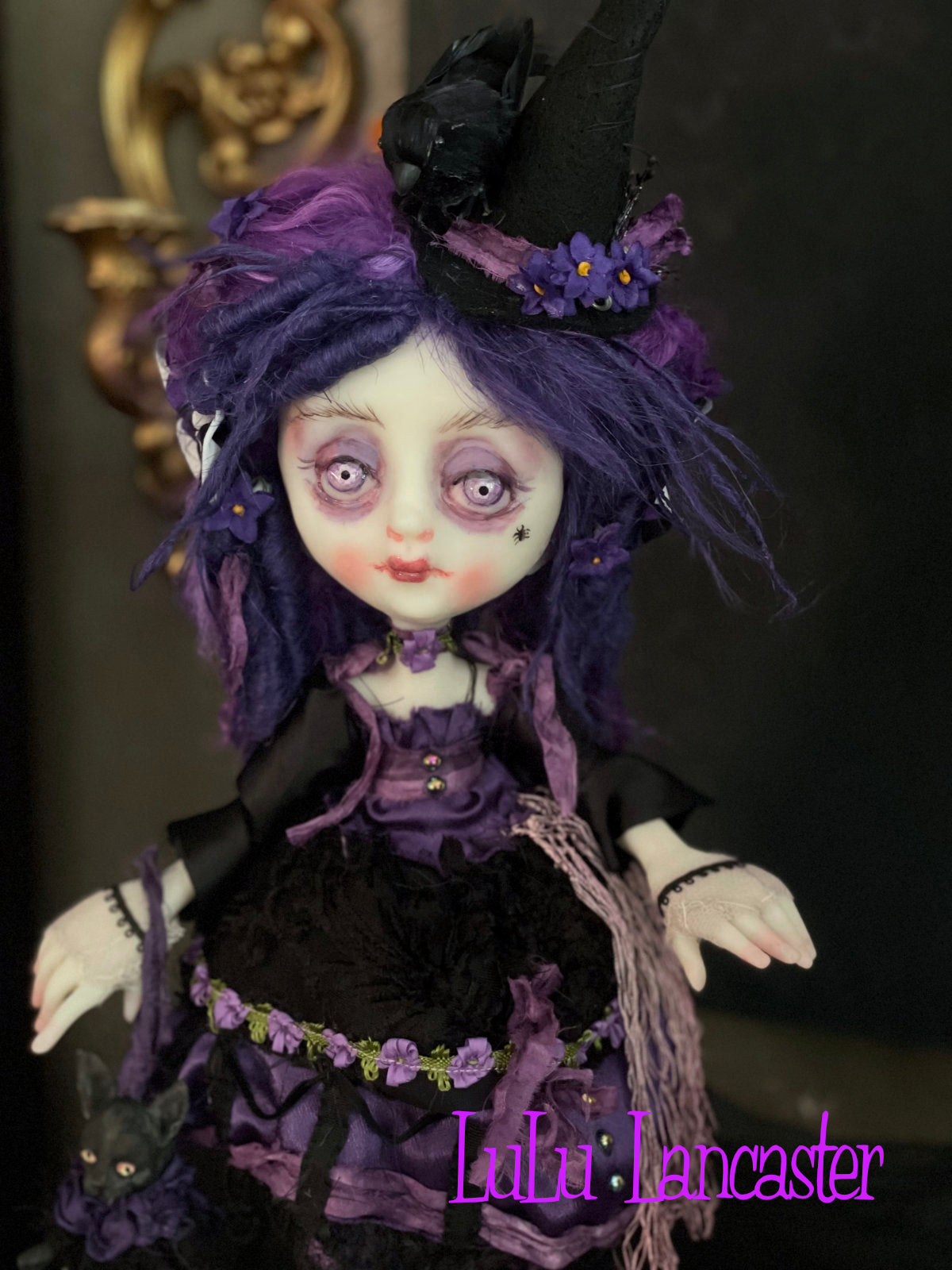 Lorabelle Rococo Witch Original LuLu Lancaster Halloween Art Dolls