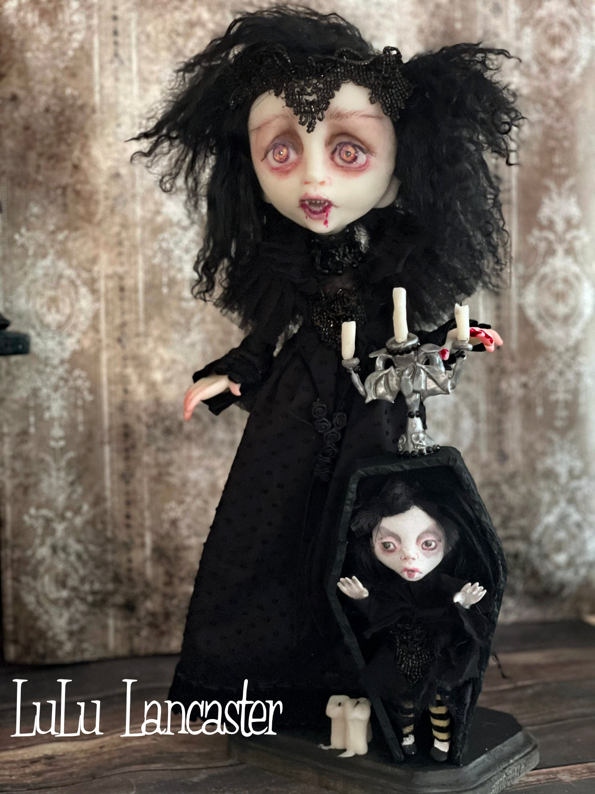 Alvira Gothic Vampire Original LuLu Lancaster Art Dolls