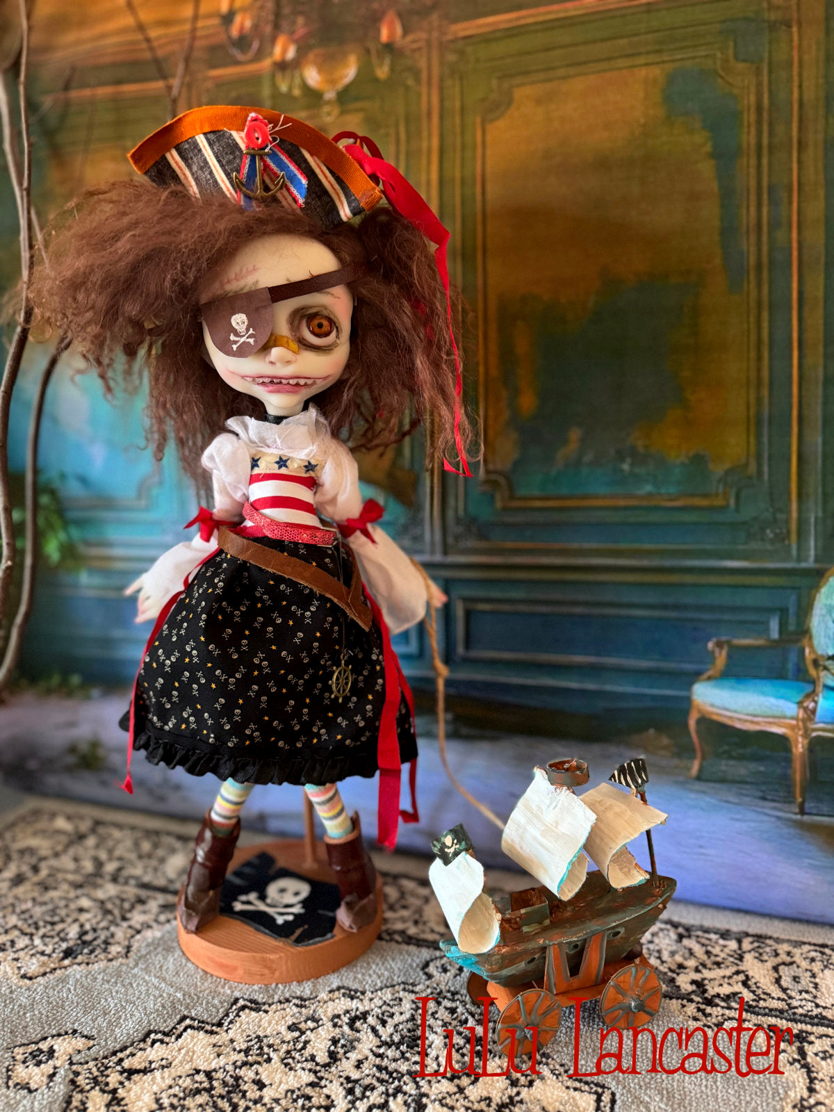 Buella the Buccaneer ~Original LuLu Lancaster Art Doll