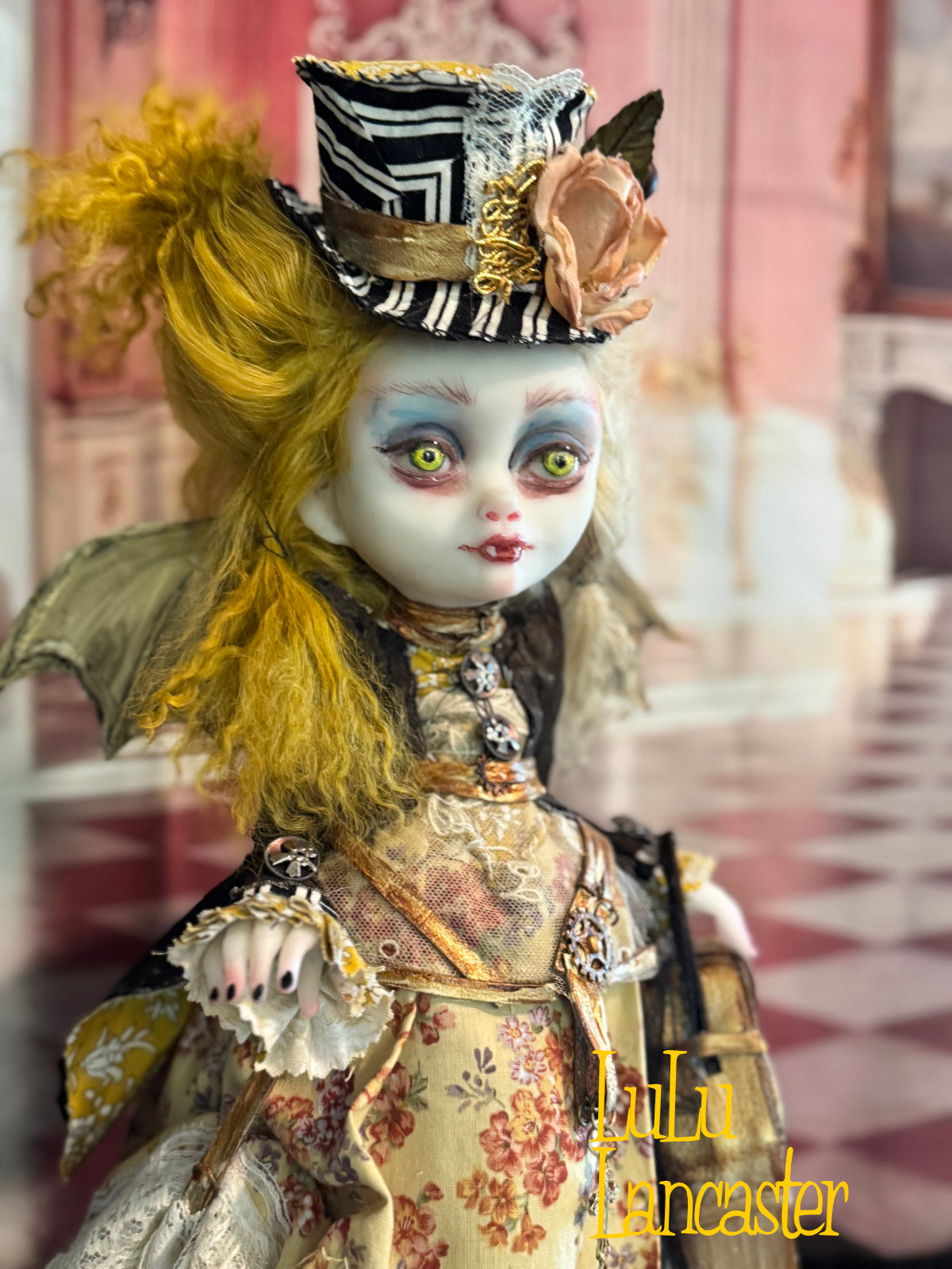 Elowen Gearheart Steampunk Vampire~ Original Lulu Lancaster Art Doll