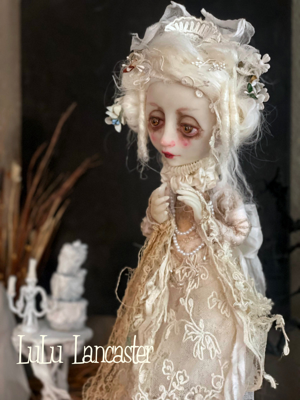 Miss. Havisham Original LuLu Lancaster Halloween Art Doll