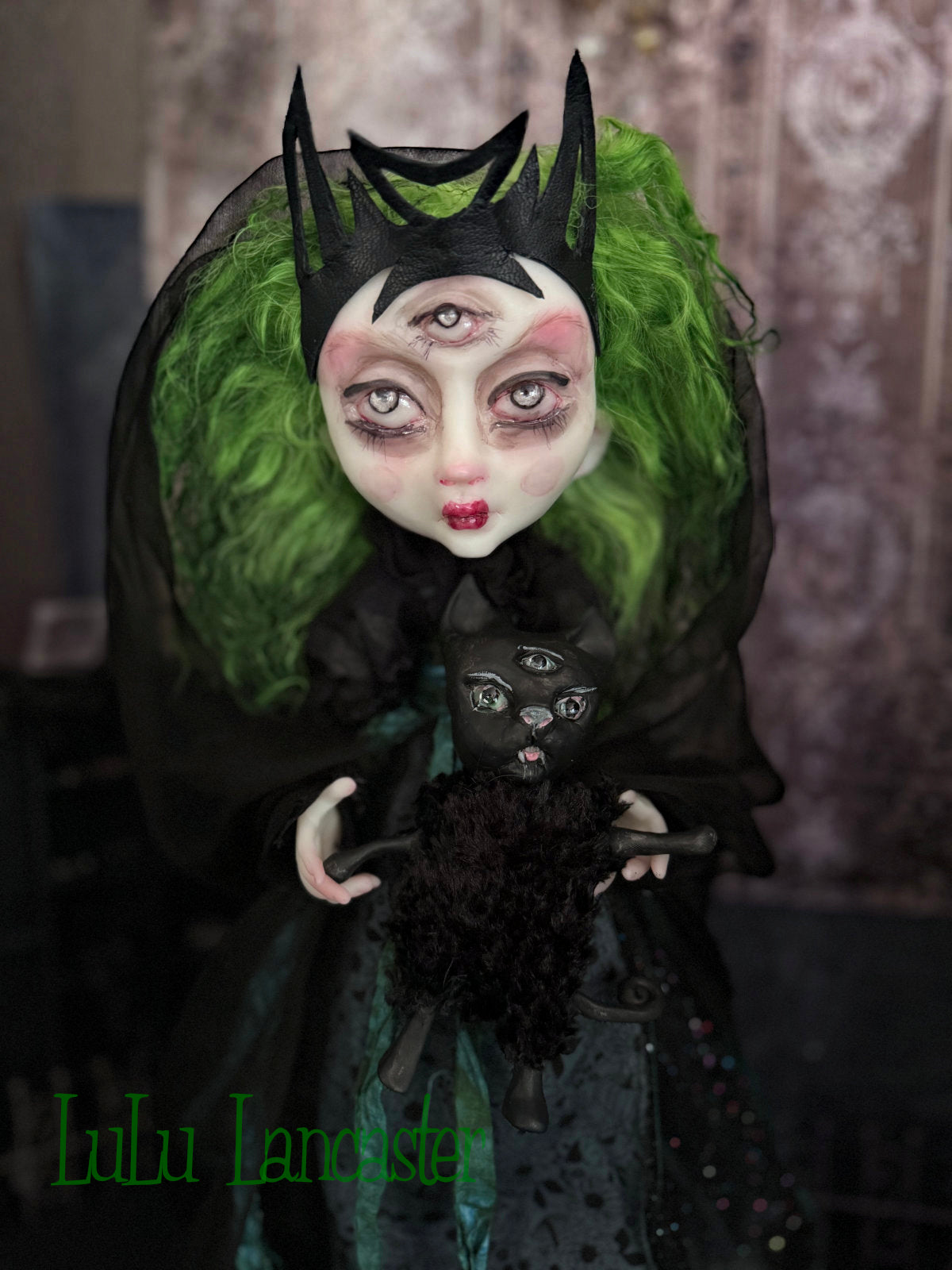 Verity the 3rd eye Witch Original LuLu Lancaster Art Doll