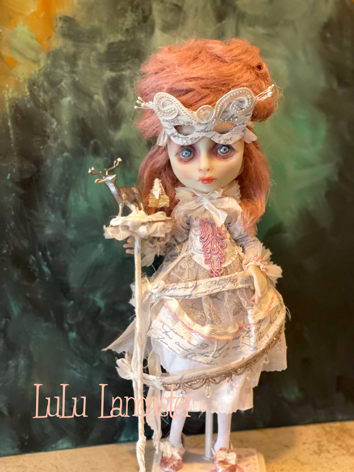 Mykah Masquerade Rococo Holiday Original LuLu Lancaster Art Doll