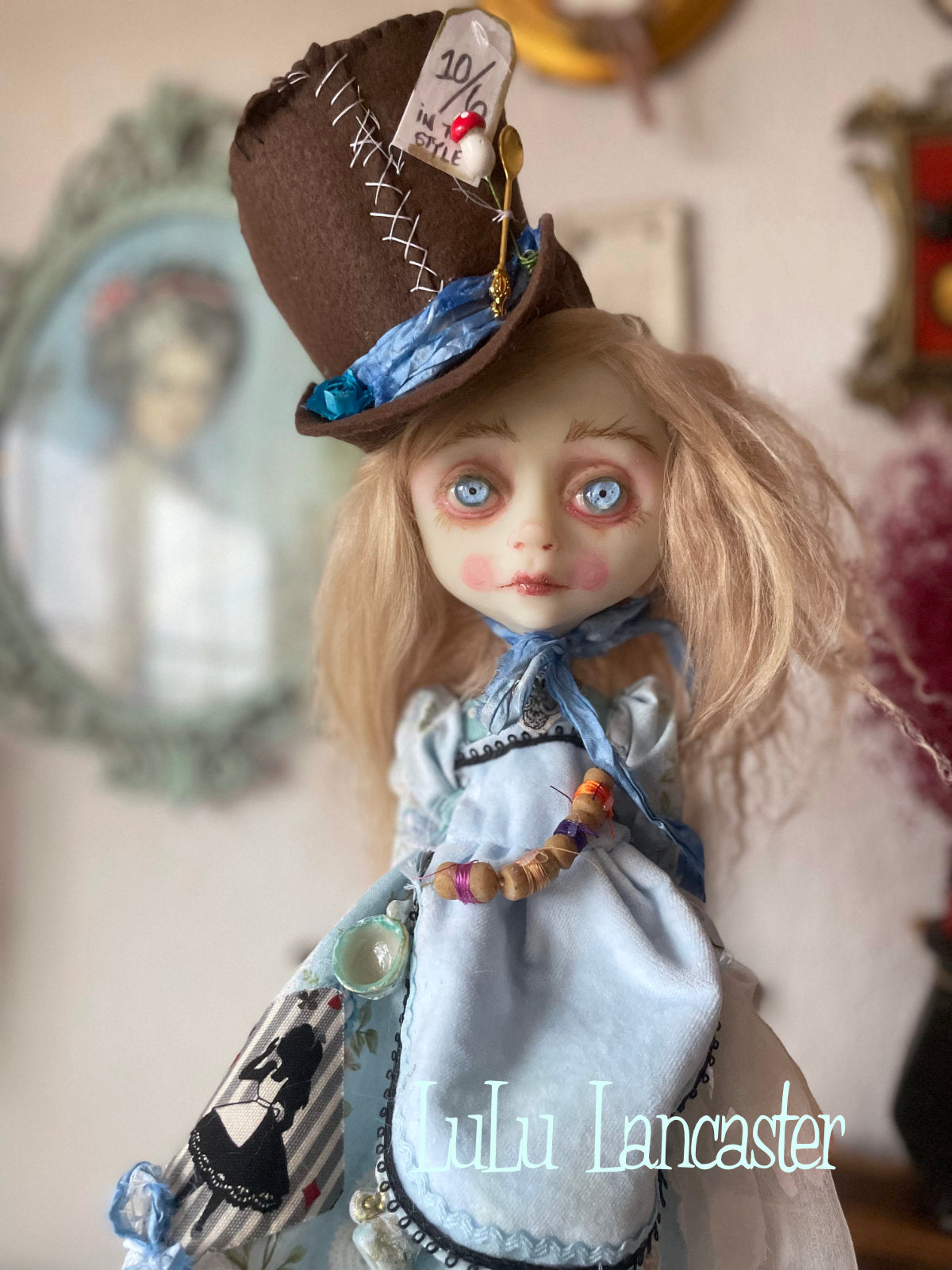 Alice Hatter Mashup LuLu's Wonderland Original LuLu Lancaster Art Doll