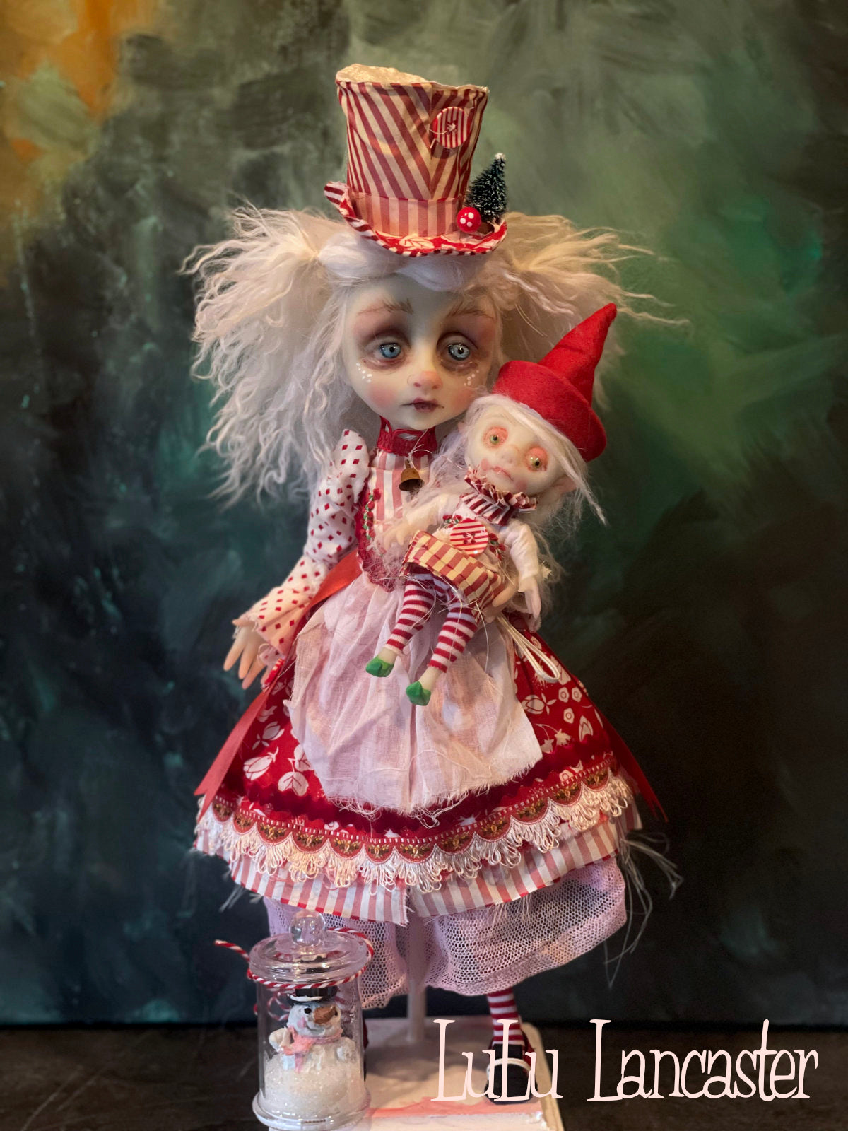 Clara Claus Holiday Original LuLu Lancaster Art Doll
