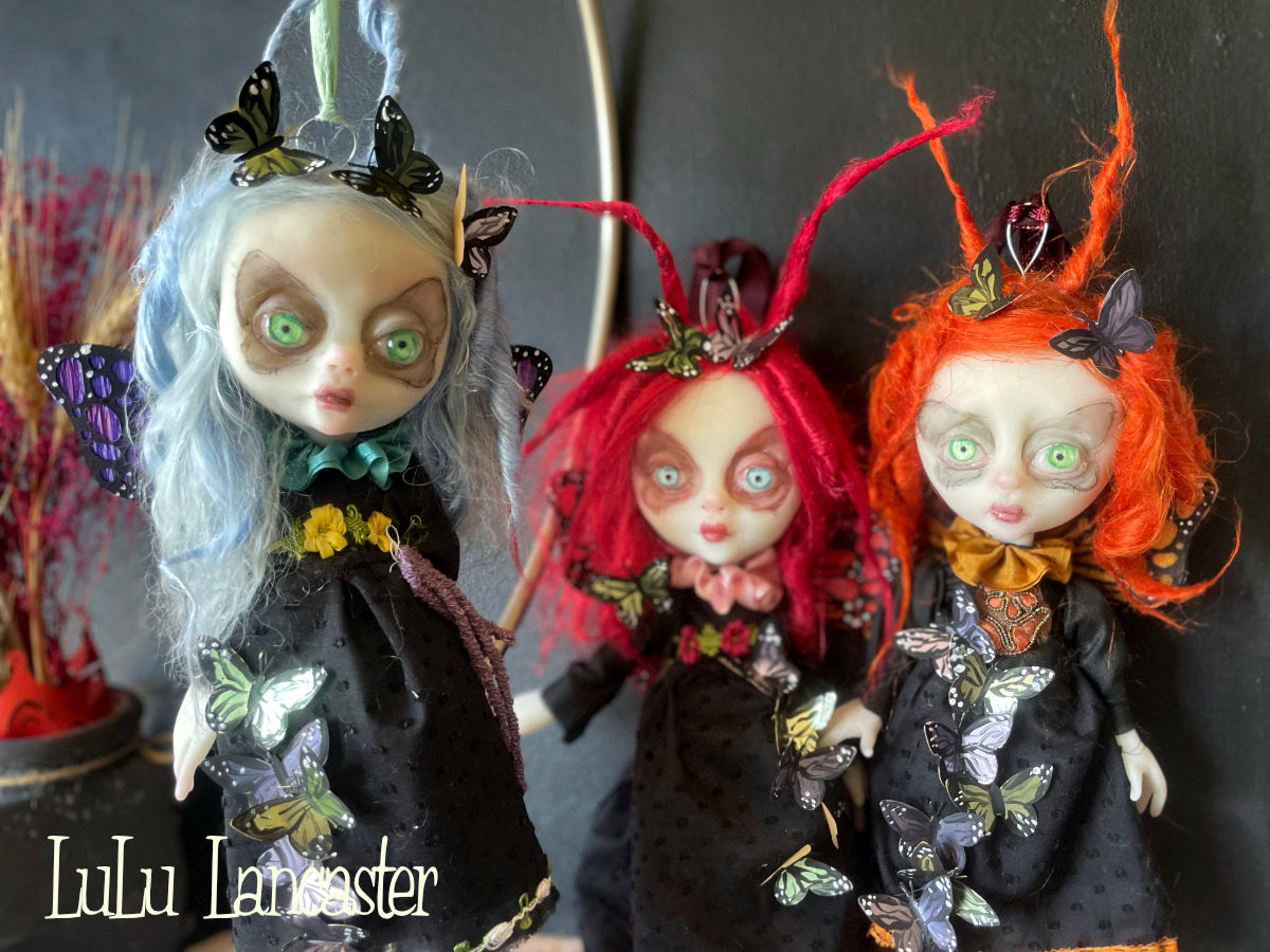 Mini Hanging Butterfly Asiah Original LuLu Lancaster Art Doll