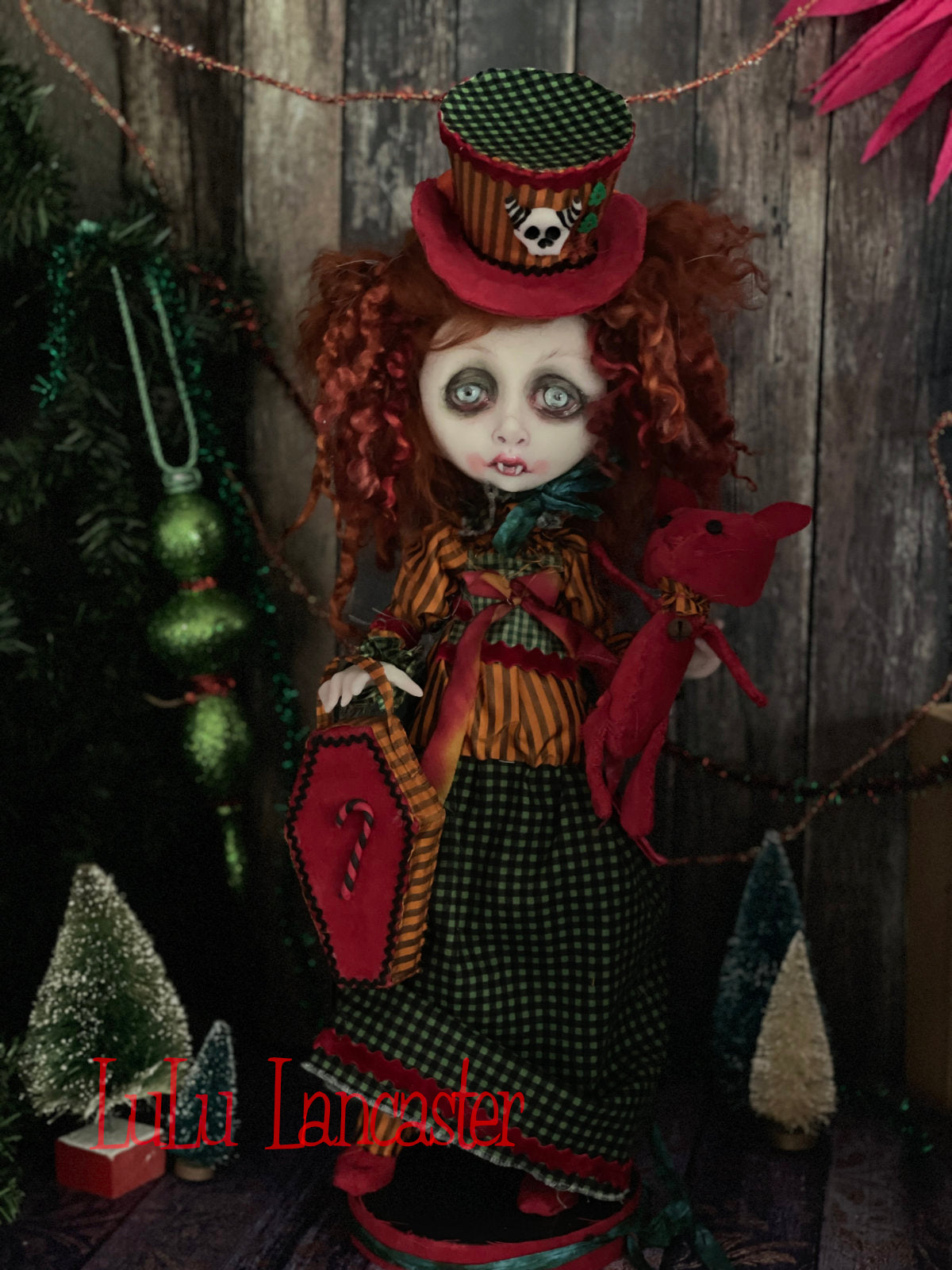 Andelilah The Creepmas Vampire Christmas winter Original LuLu Lancaster Art Doll