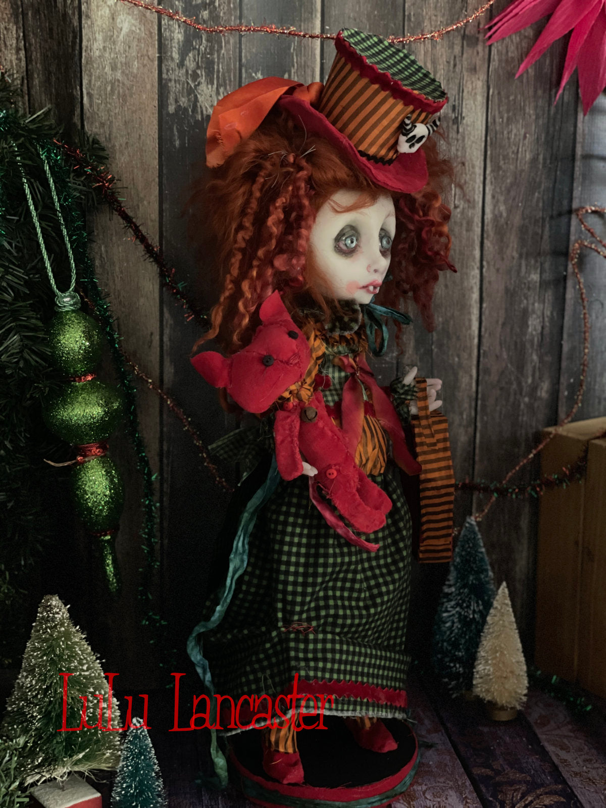 Andelilah The Creepmas Vampire Christmas winter Original LuLu Lancaster Art Doll
