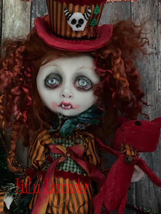 Andelilah The Creepmas Vampire Christmas winter Original LuLu Lancaster Art Doll