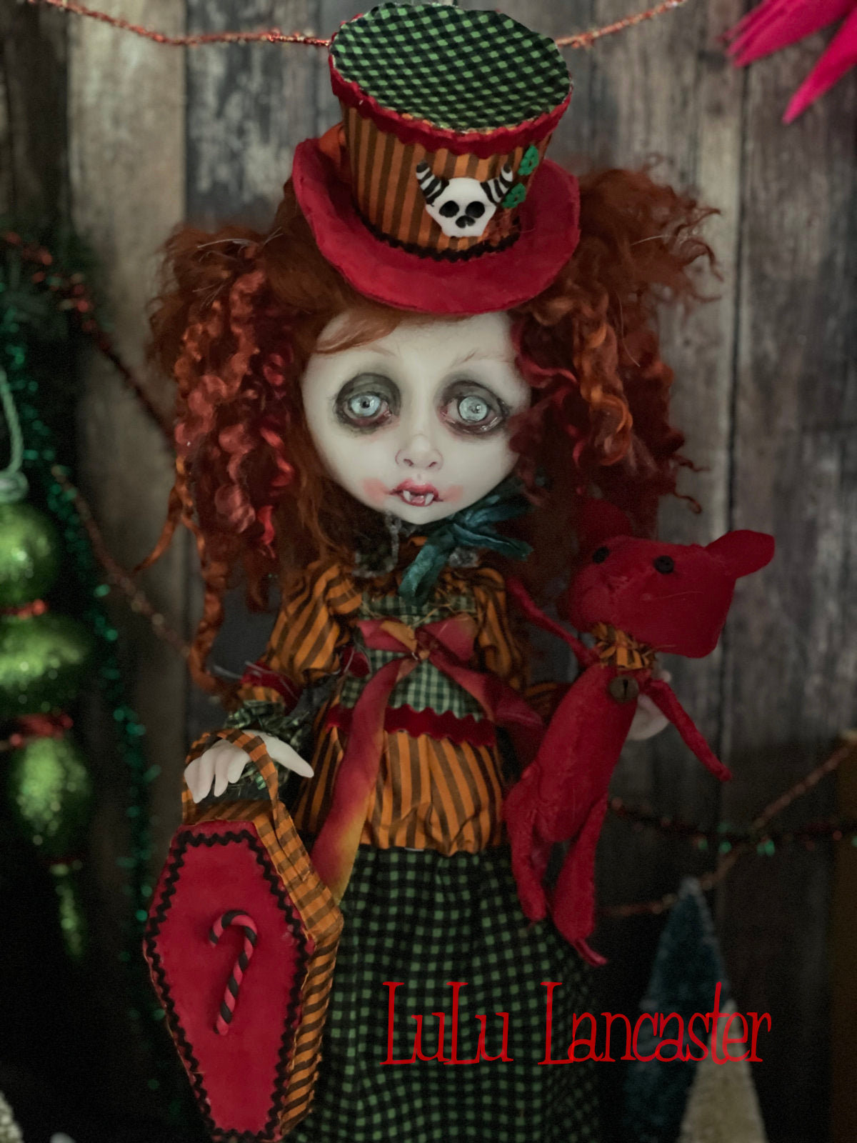 Andelilah The Creepmas Vampire Christmas winter Original LuLu Lancaster Art Doll