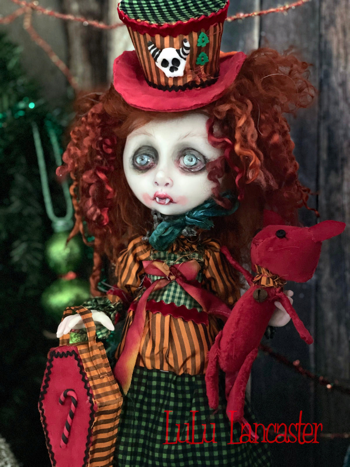 Andelilah The Creepmas Vampire Christmas winter Original LuLu Lancaster Art Doll