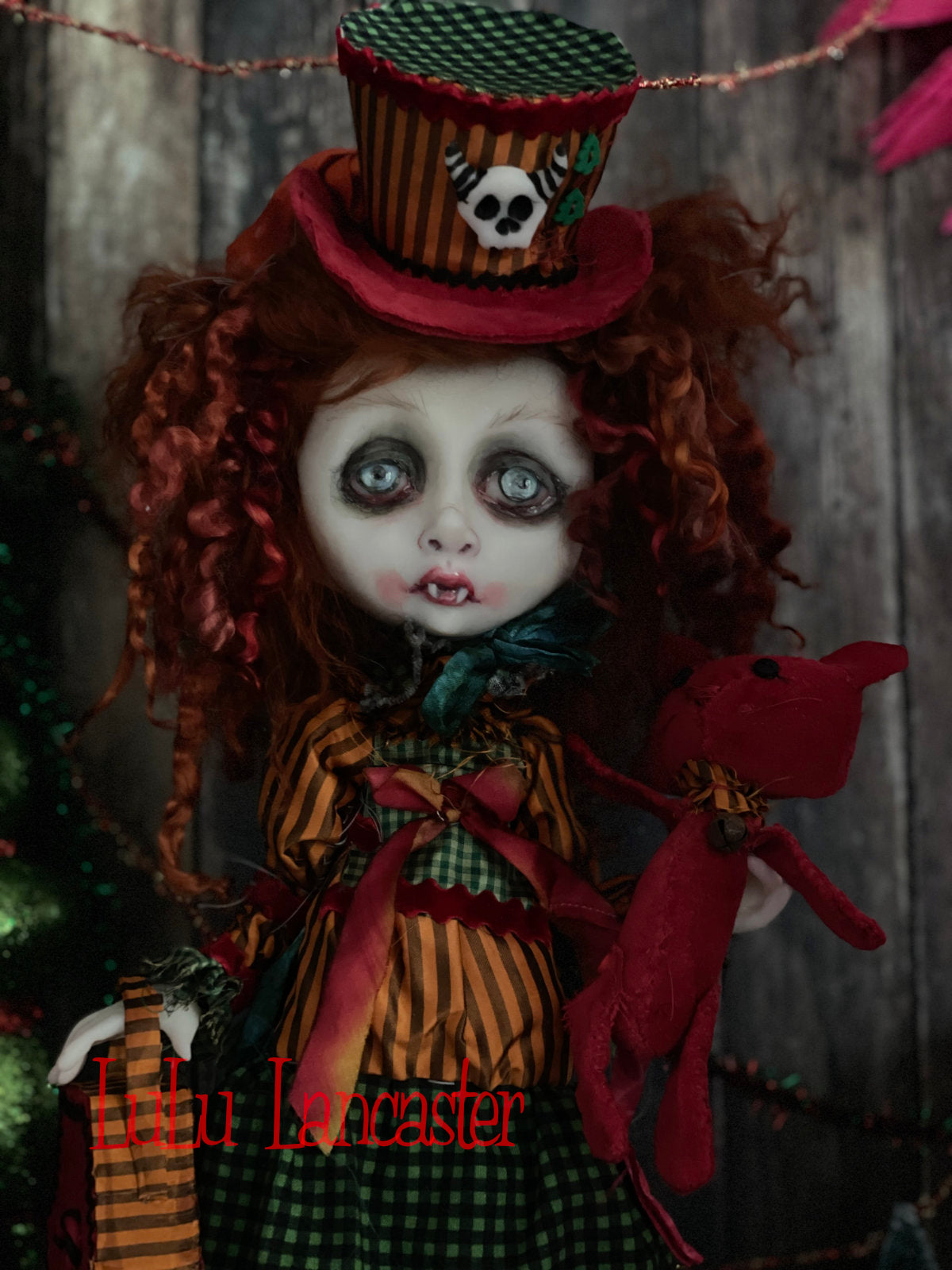 Andelilah The Creepmas Vampire Christmas winter Original LuLu Lancaster Art Doll