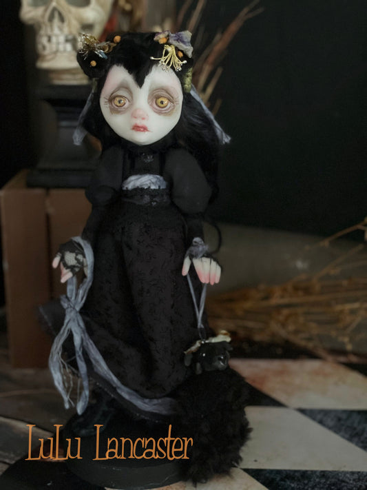 Baizelle the Ram Witch Original LuLu Lancaster Halloween Art Doll