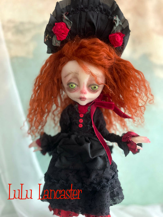 Evelyne Gorey Winter Ice Skater Original LuLu Lancaster Holiday Art Doll