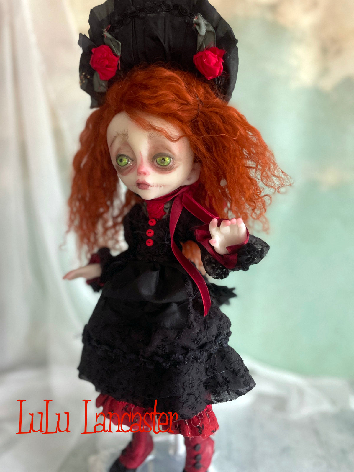 Evelyne Gorey Winter Ice Skater Original LuLu Lancaster Holiday Art Doll