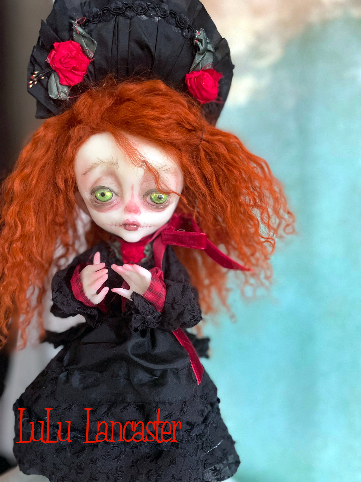 Evelyne Gorey Winter Ice Skater Original LuLu Lancaster Holiday Art Doll