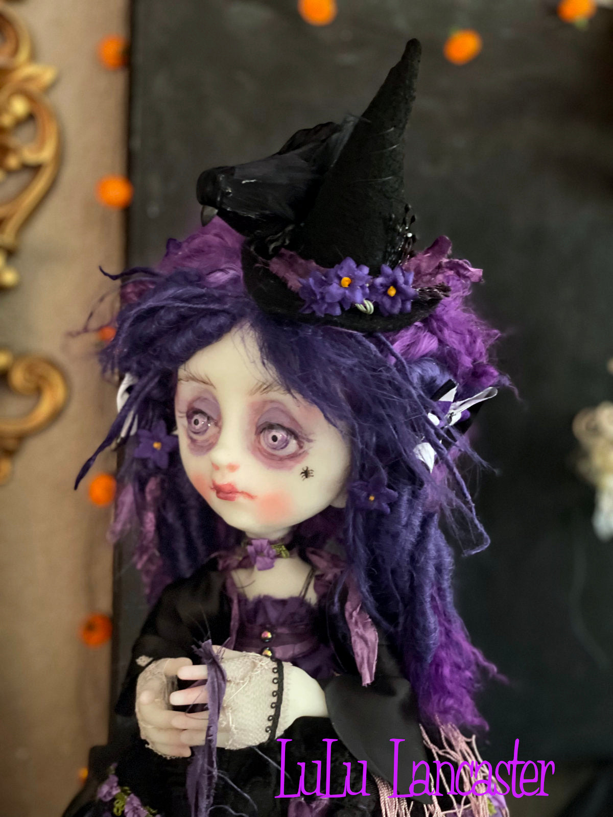 Lorabelle Rococo Witch Original LuLu Lancaster Halloween Art Dolls