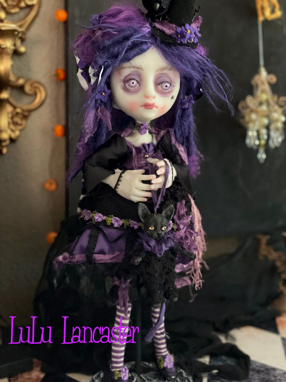 Lorabelle Rococo Witch Original LuLu Lancaster Halloween Art Dolls