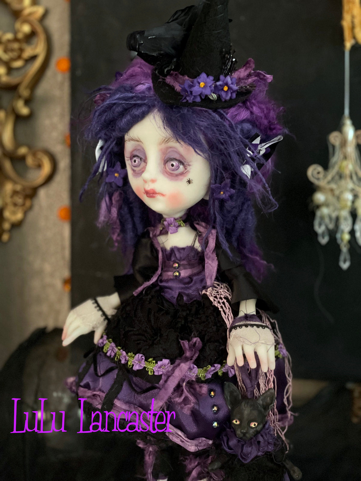 Lorabelle Rococo Witch Original LuLu Lancaster Halloween Art Dolls