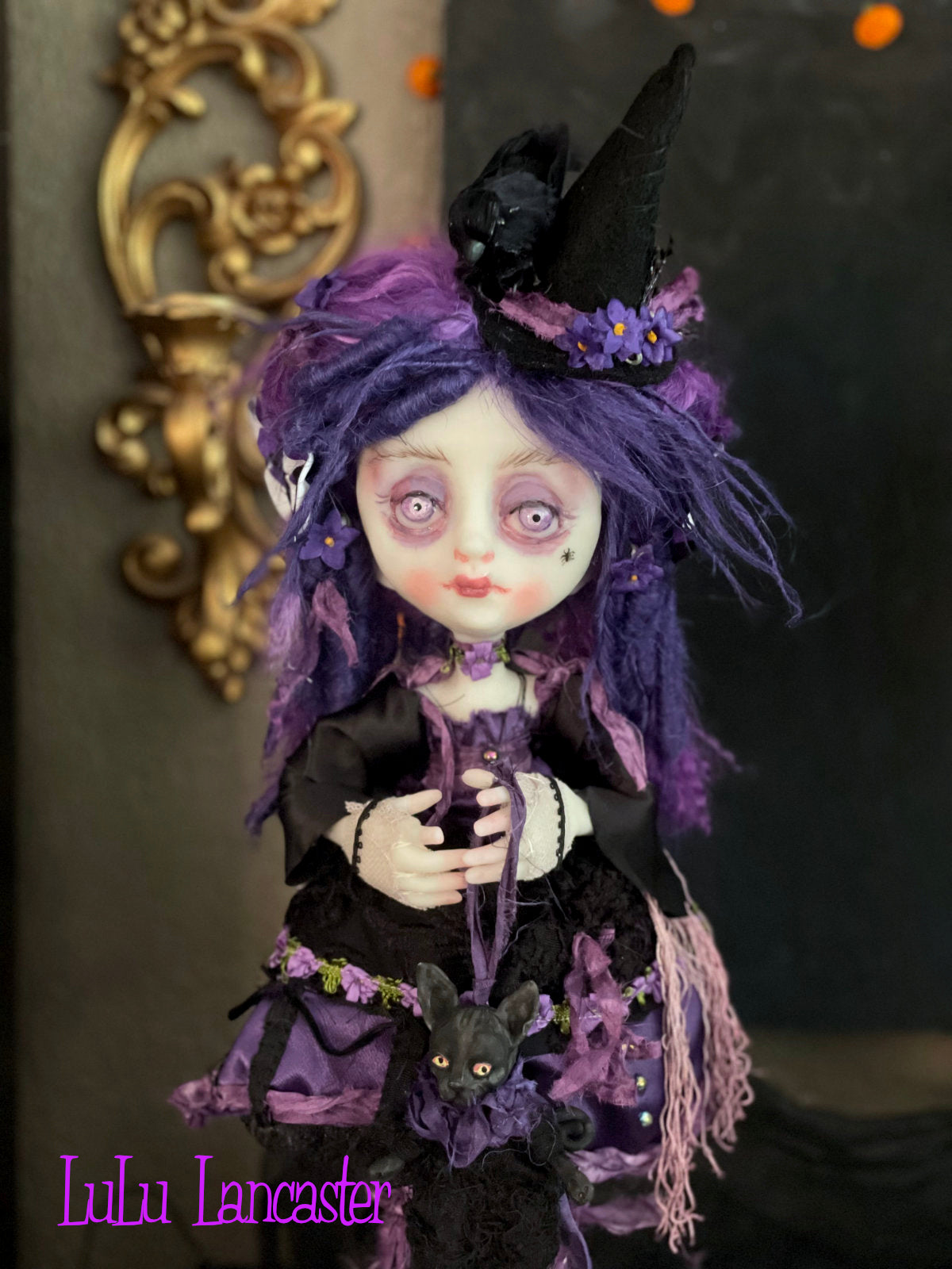Lorabelle Rococo Witch Original LuLu Lancaster Halloween Art Dolls