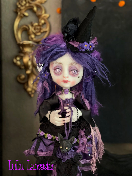 Lorabelle Rococo Witch Original LuLu Lancaster Halloween Art Dolls