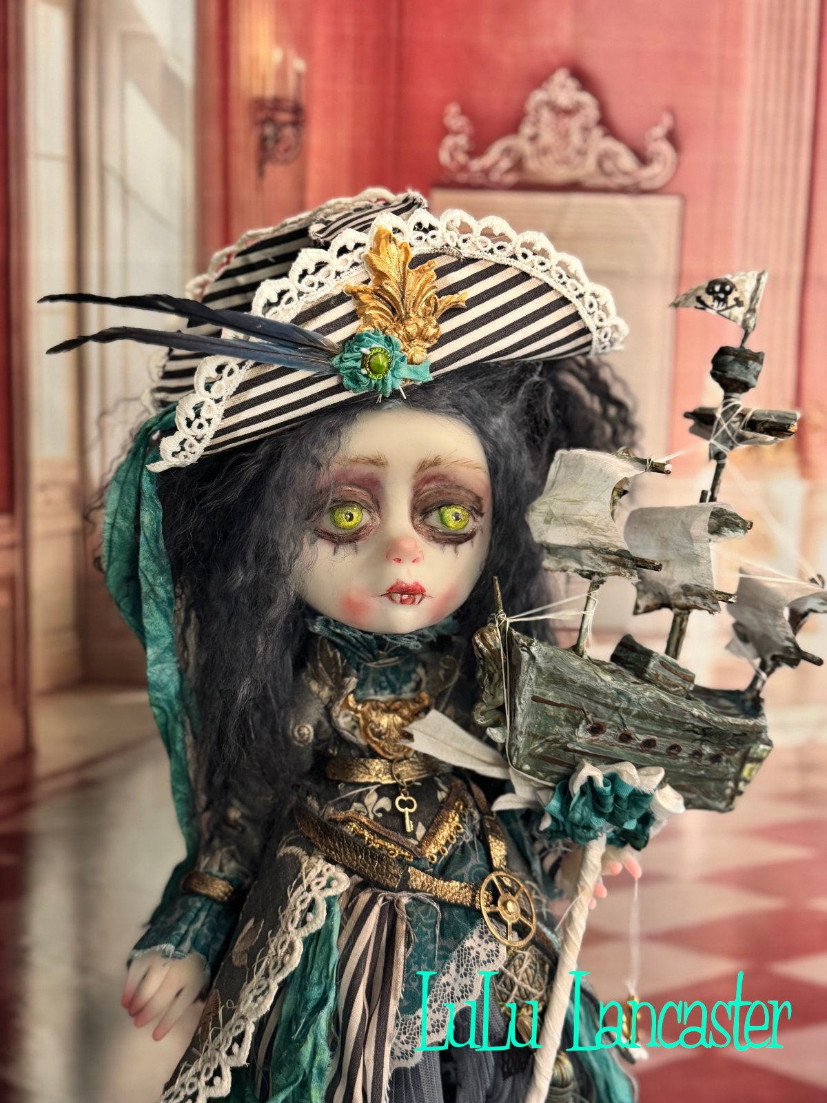 Nerissa NightTide Salty Lassy~ Steampunk Vampire~ Original Lulu Lancaster Art Doll