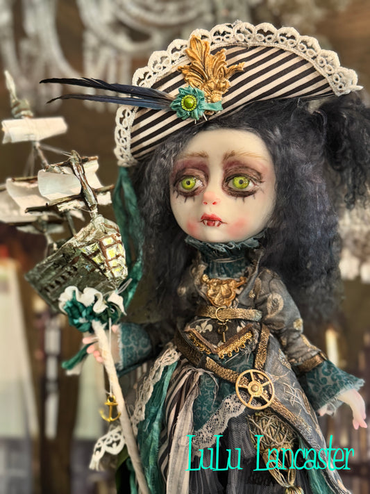 Nerissa NightTide Salty Lassy~ Steampunk Vampire~ Original Lulu Lancaster Art Doll