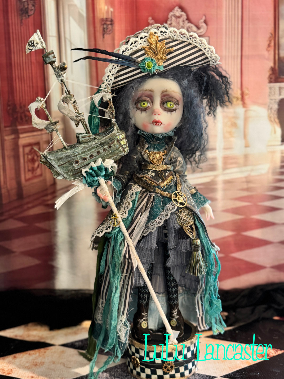 Nerissa NightTide Salty Lassy~ Steampunk Vampire~ Original Lulu Lancaster Art Doll