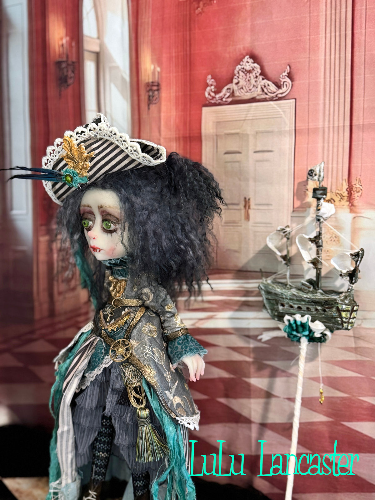 Nerissa NightTide Salty Lassy~ Steampunk Vampire~ Original Lulu Lancaster Art Doll