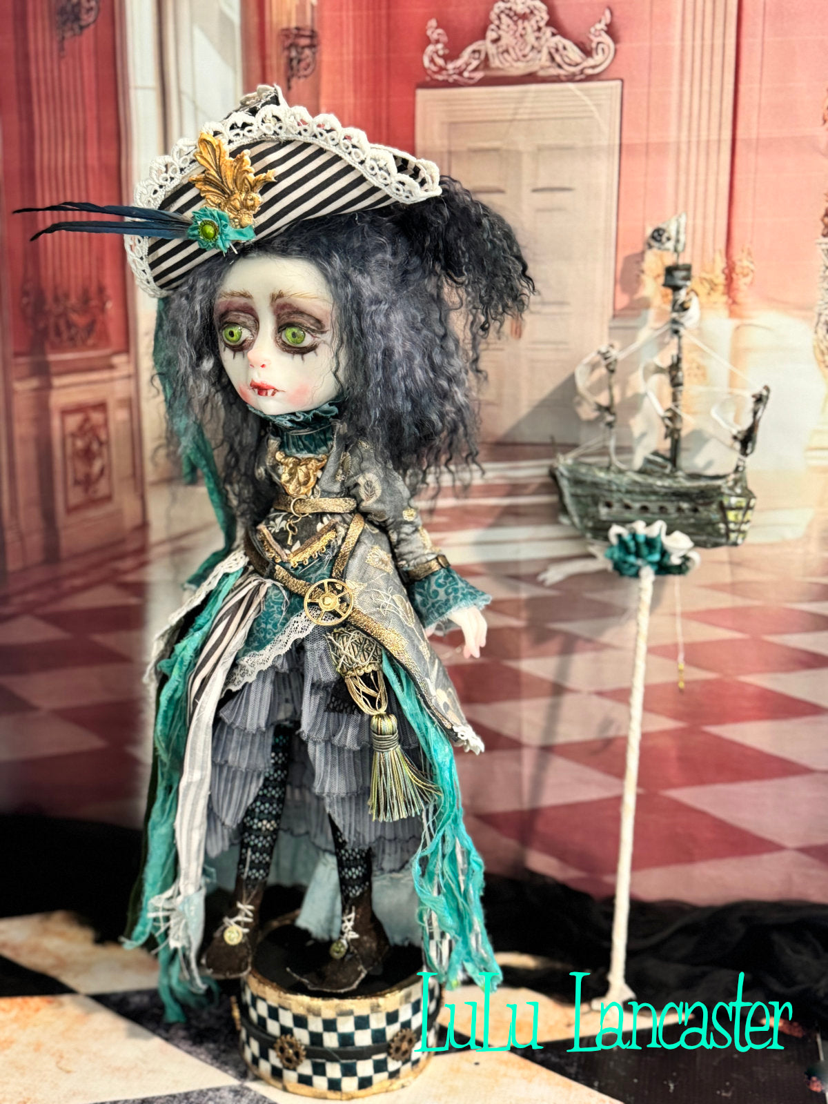 Nerissa NightTide Salty Lassy~ Steampunk Vampire~ Original Lulu Lancaster Art Doll