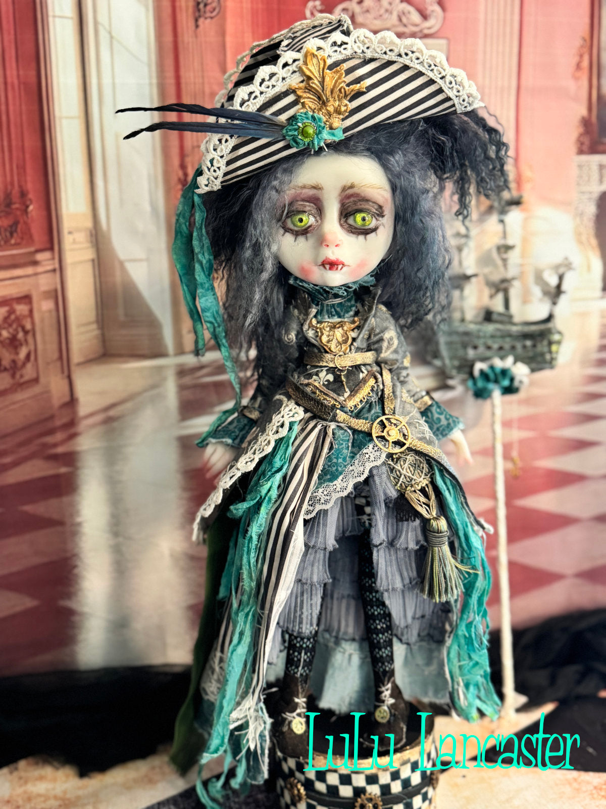 Nerissa NightTide Salty Lassy~ Steampunk Vampire~ Original Lulu Lancaster Art Doll