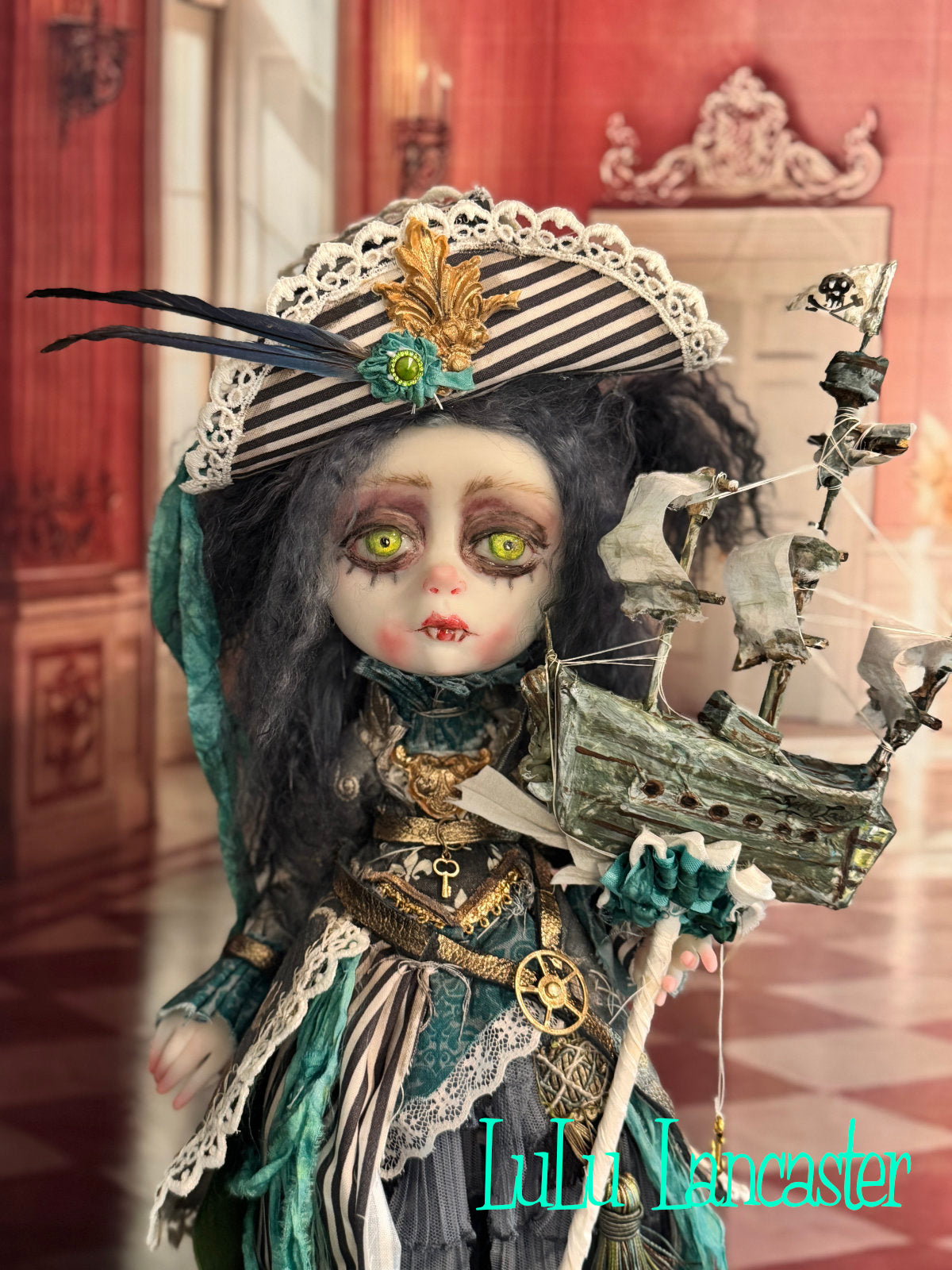Nerissa NightTide Salty Lassy~ Steampunk Vampire~ Original Lulu Lancaster Art Doll
