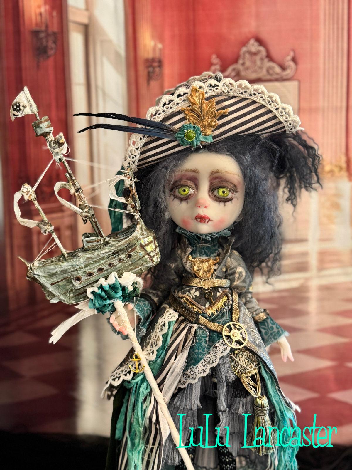 Nerissa NightTide Salty Lassy~ Steampunk Vampire~ Original Lulu Lancaster Art Doll