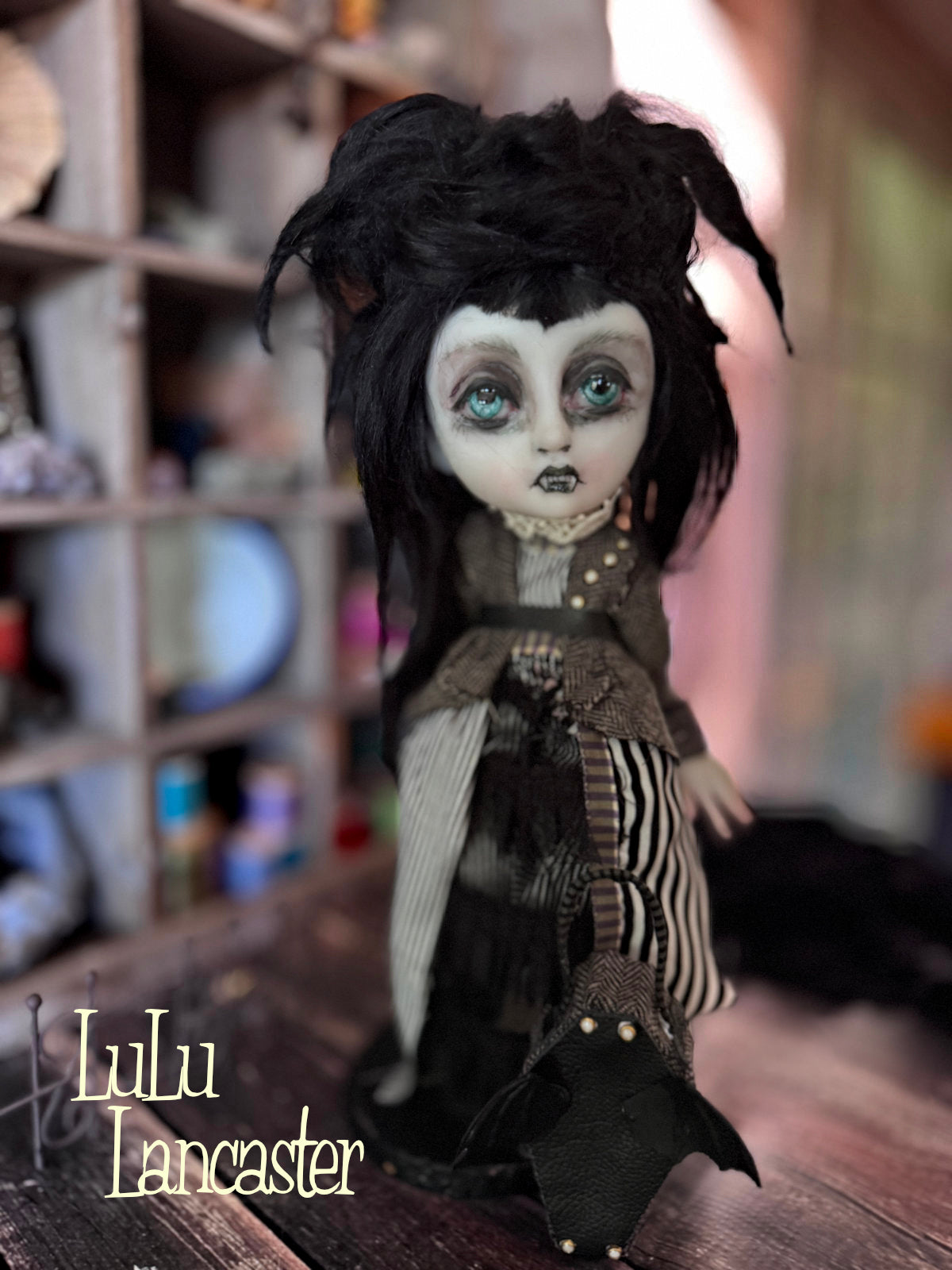 Rachel Raven Goth Vampire Mini Original LuLu Lancaster Art Doll