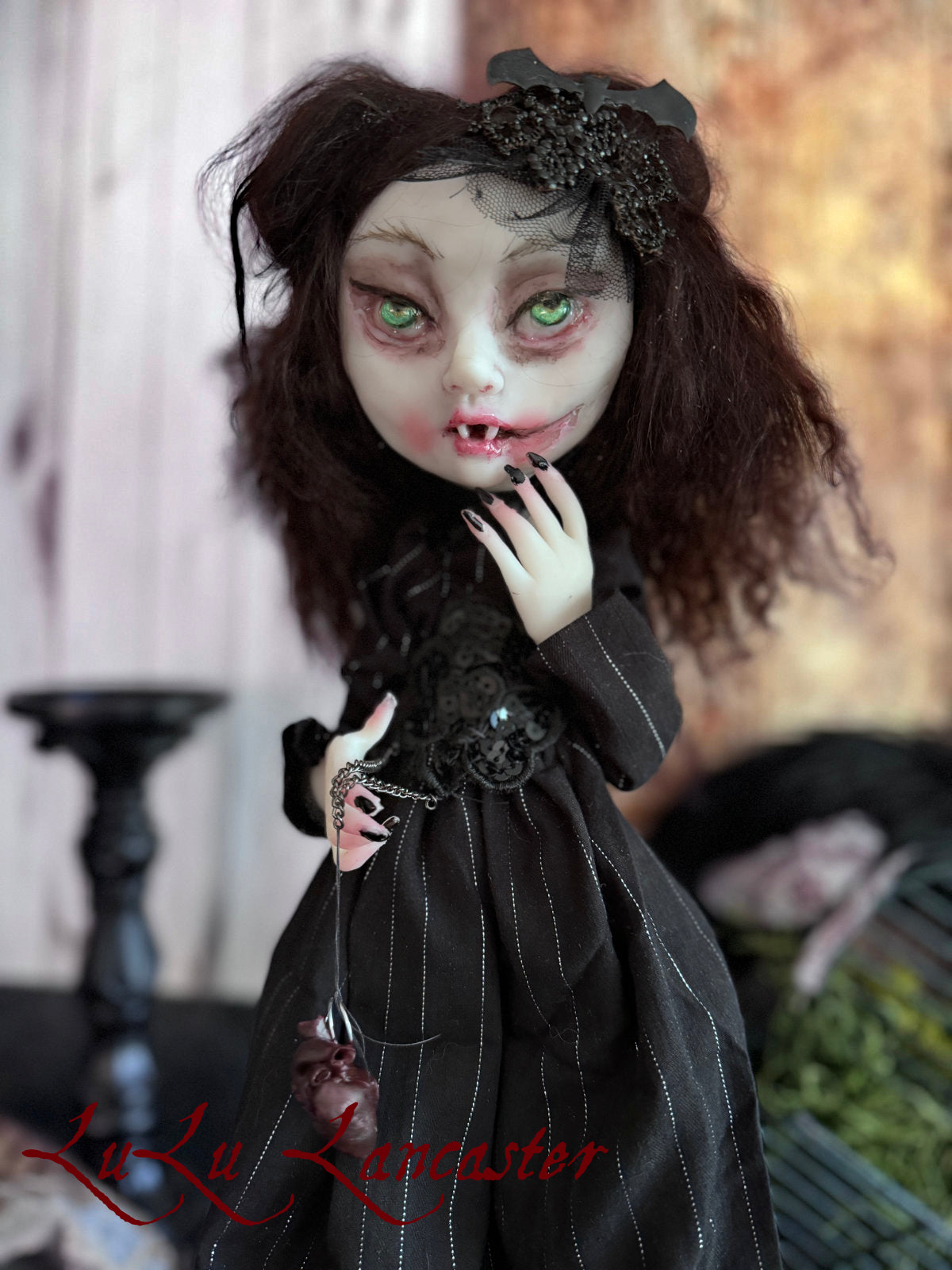 Velouette the Vampire Original LuLu Lancaster Art Doll