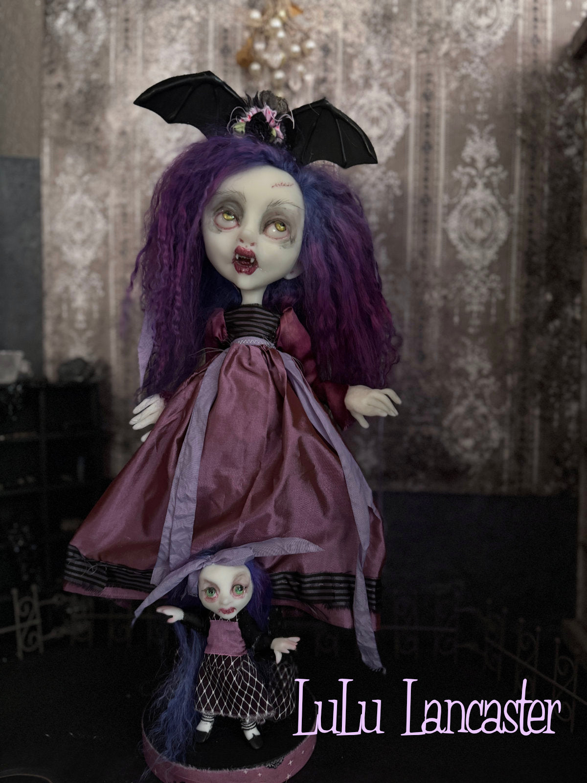 Violet The Vampire Original LuLu Lancaster Art Doll