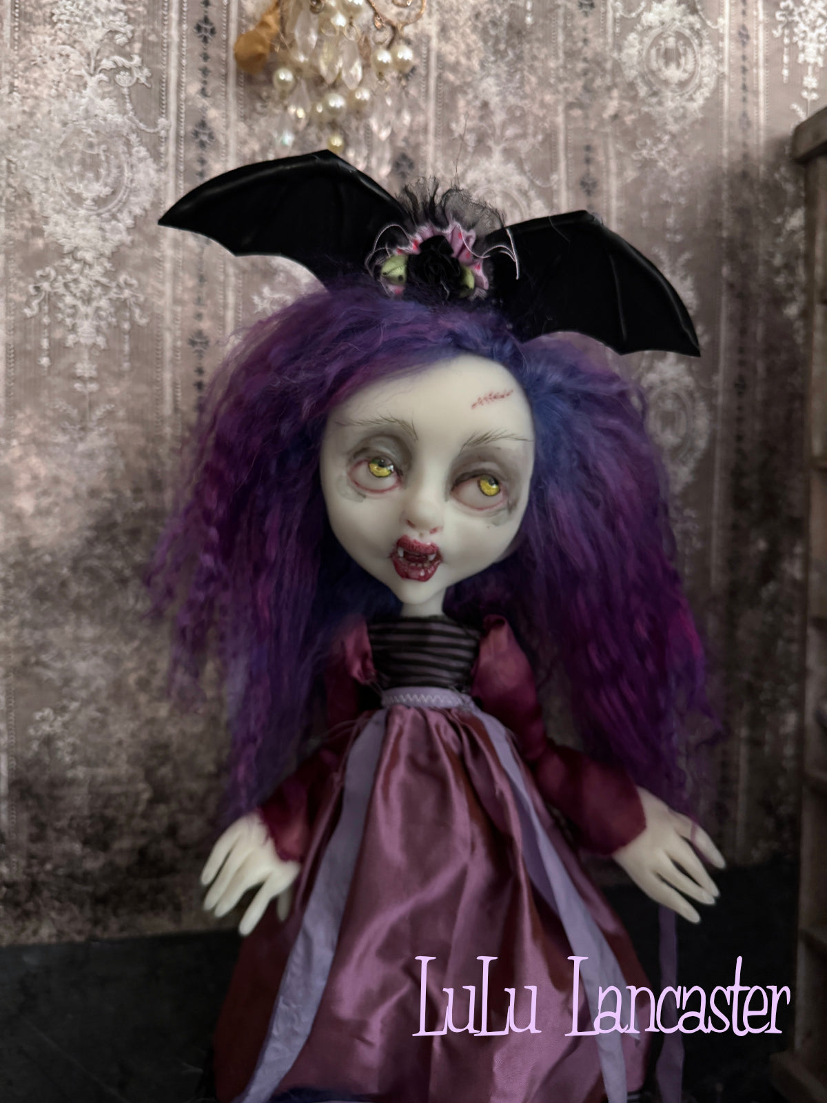 Violet The Vampire Original LuLu Lancaster Art Doll