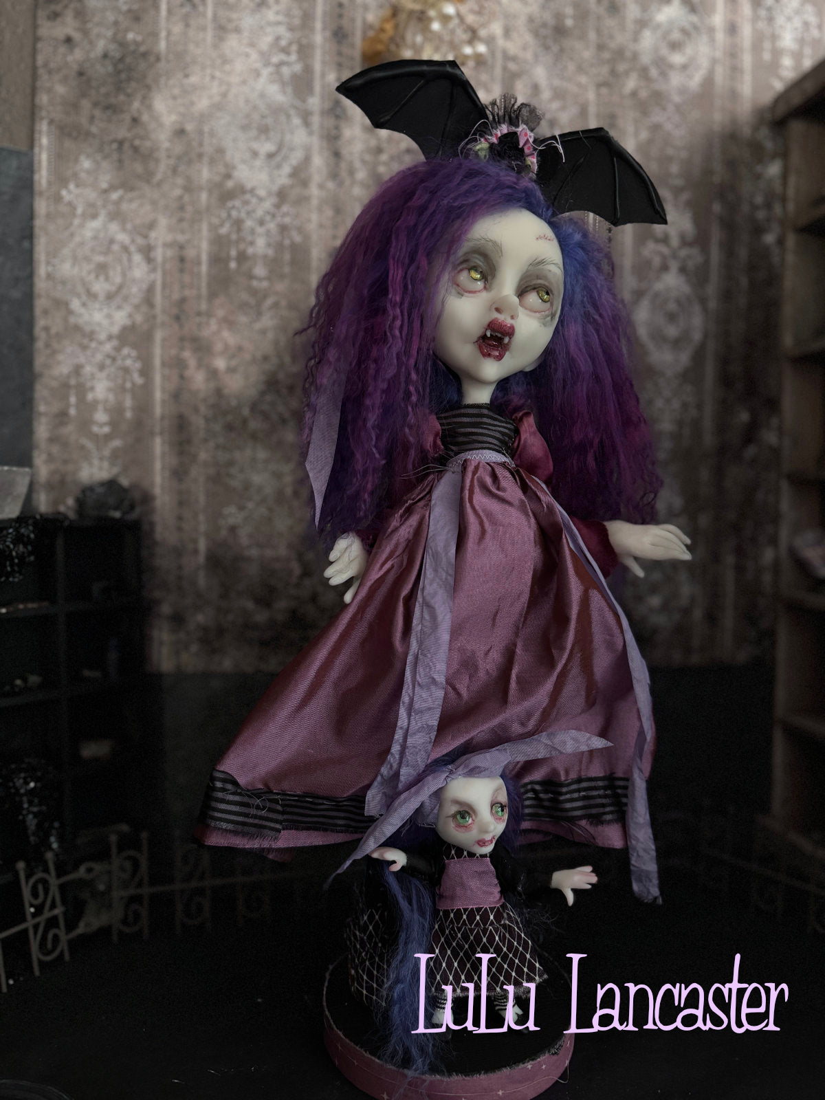 Violet The Vampire Original LuLu Lancaster Art Doll