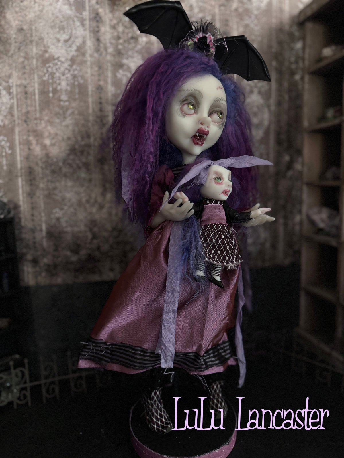 Violet The Vampire Original LuLu Lancaster Art Doll