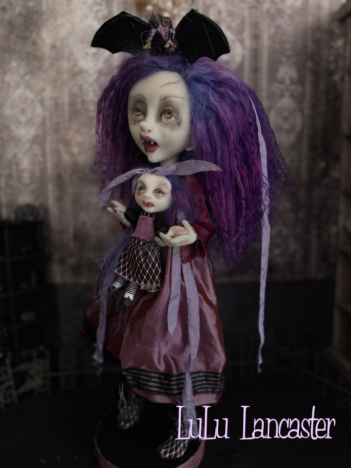 Violet The Vampire Original LuLu Lancaster Art Doll