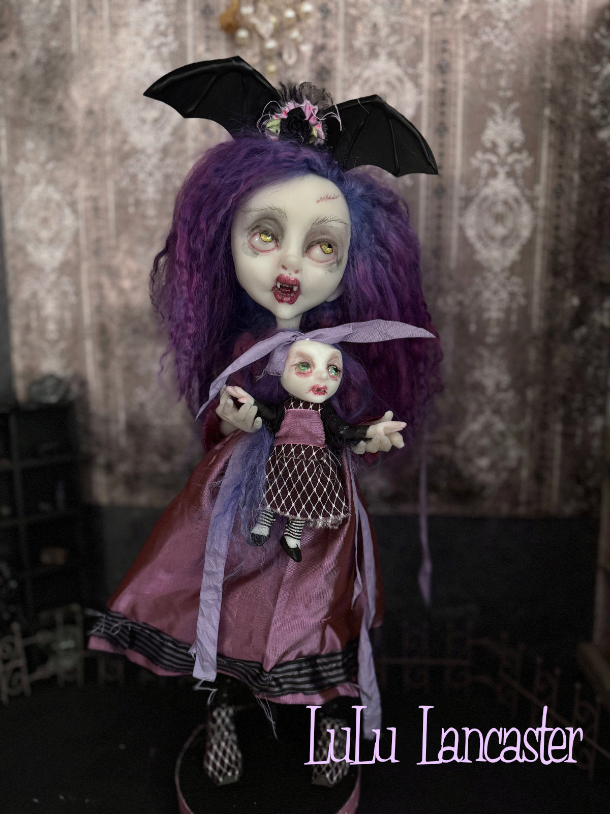 Violet The Vampire Original LuLu Lancaster Art Doll