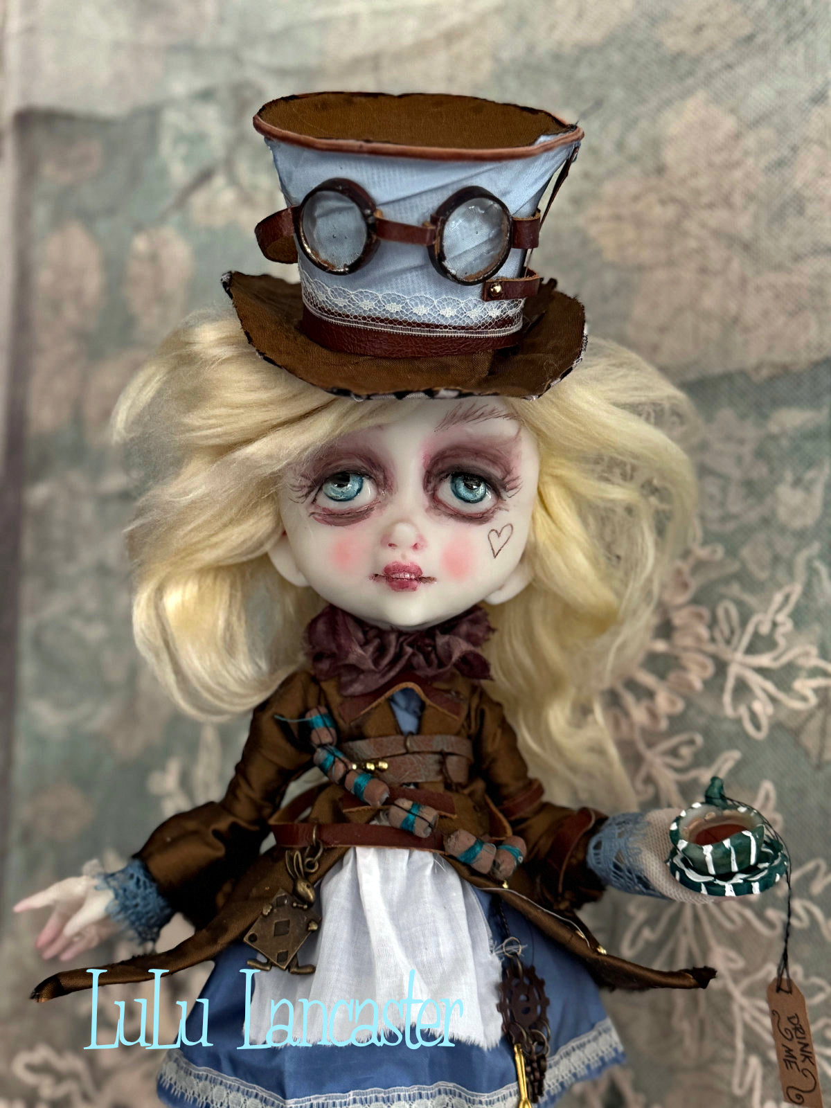Alice Hatter Steampunk Original LuLu Lancaster Art Doll