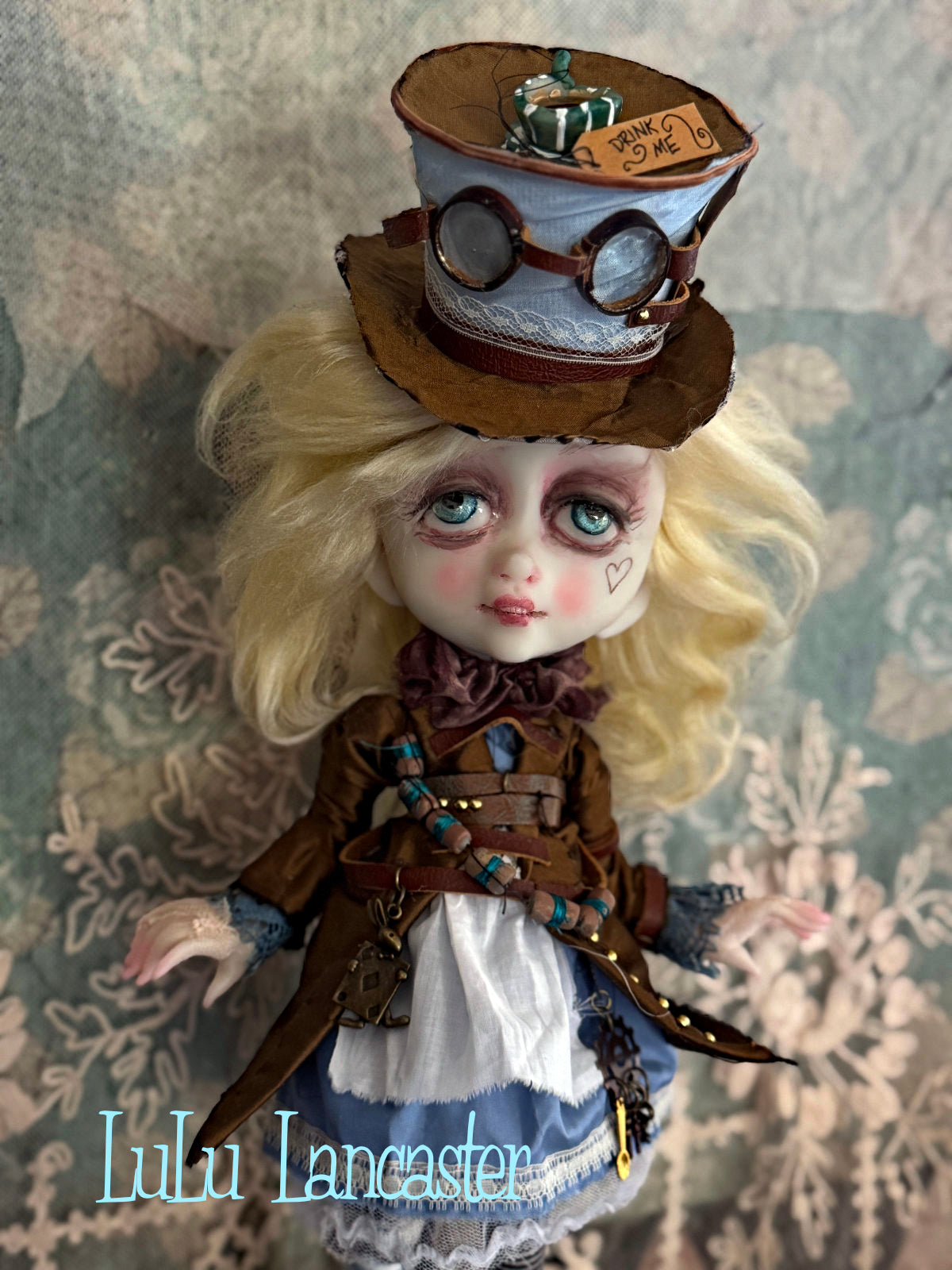 Alice Hatter Steampunk Original LuLu Lancaster Art Doll