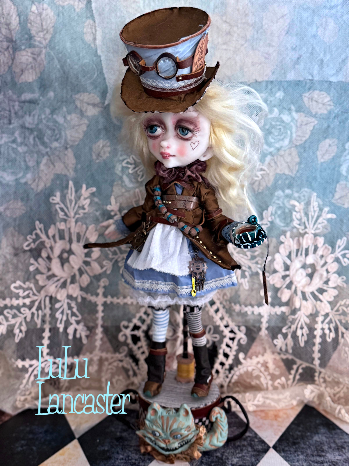 Alice Hatter Steampunk Original LuLu Lancaster Art Doll