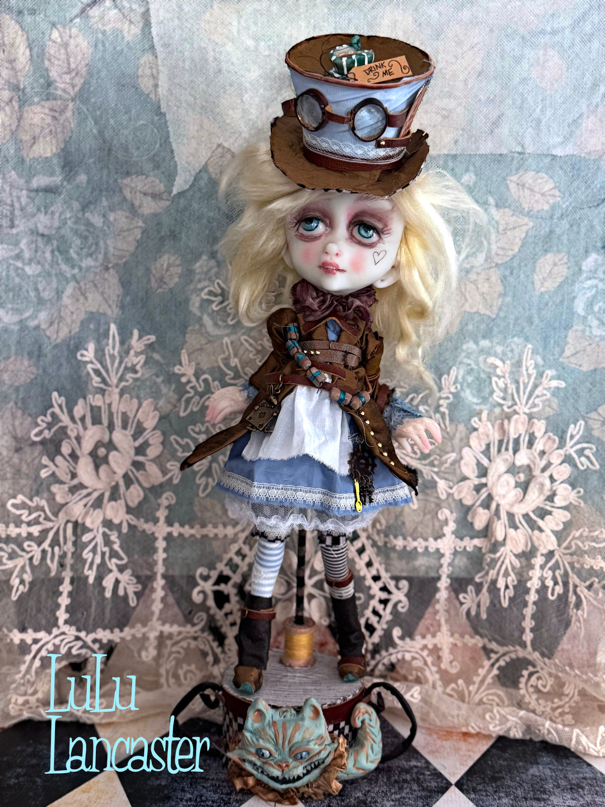 Alice Hatter Steampunk Original LuLu Lancaster Art Doll