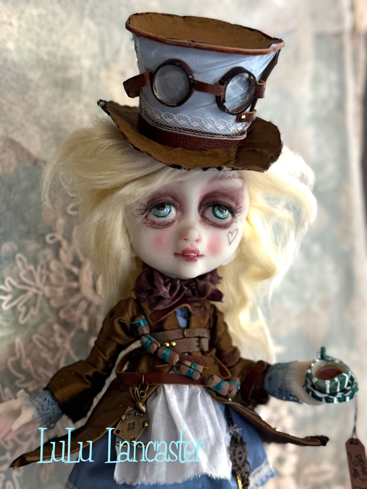 Alice Hatter Steampunk Original LuLu Lancaster Art Doll