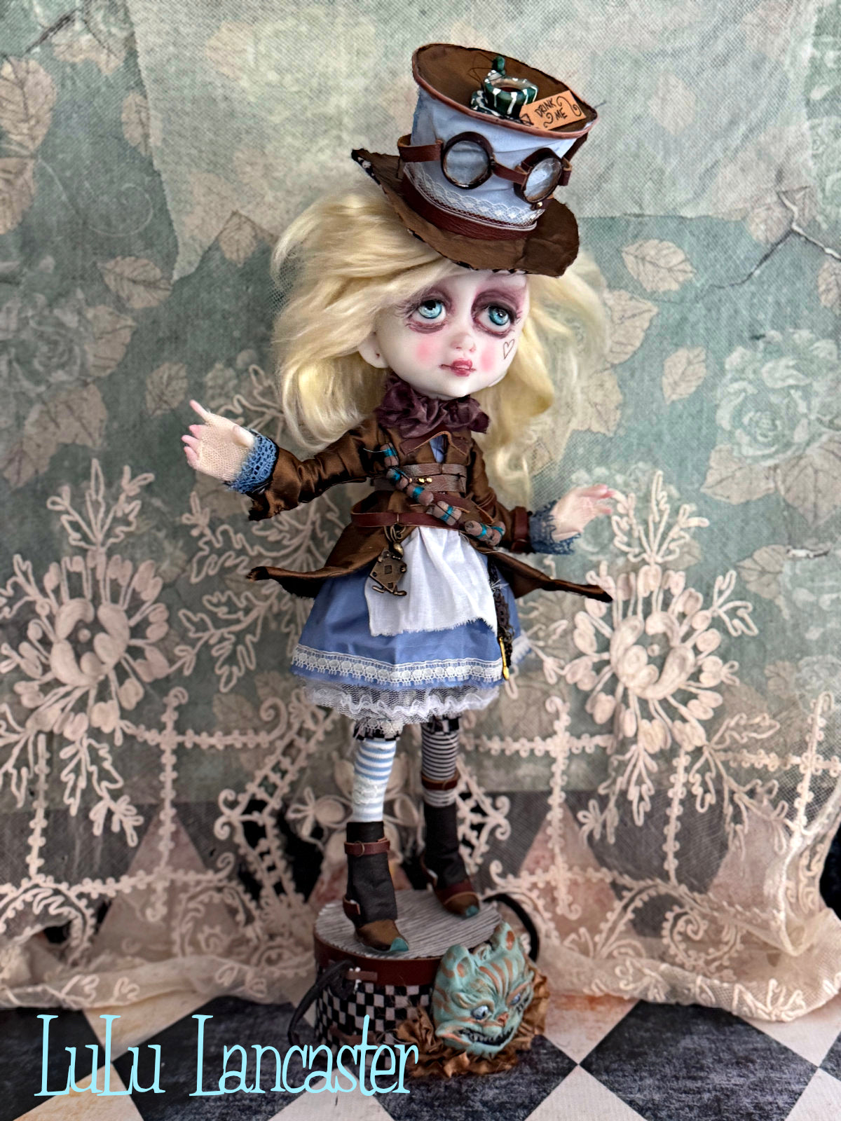 Alice Hatter Steampunk Original LuLu Lancaster Art Doll
