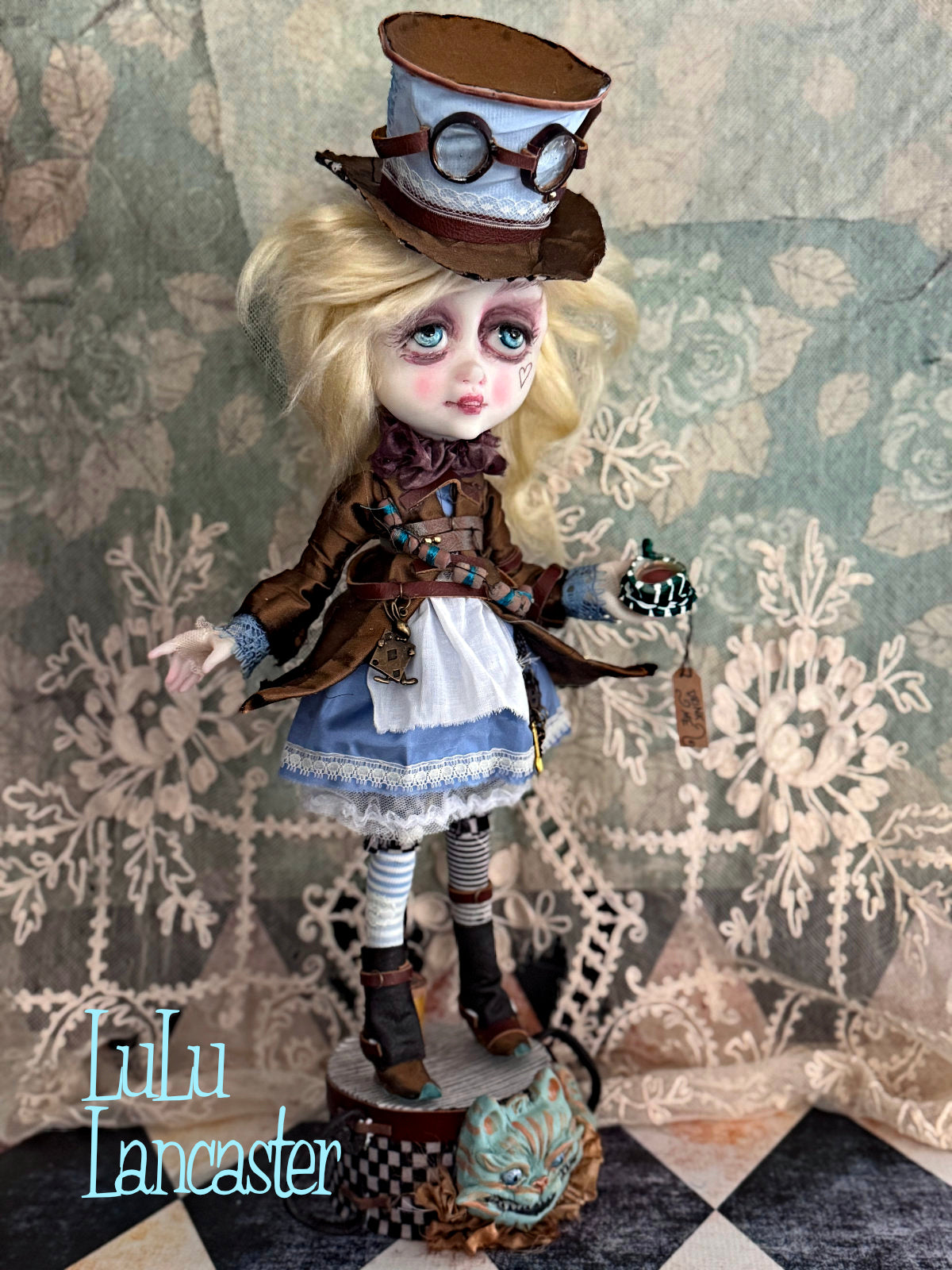 Alice Hatter Steampunk Original LuLu Lancaster Art Doll