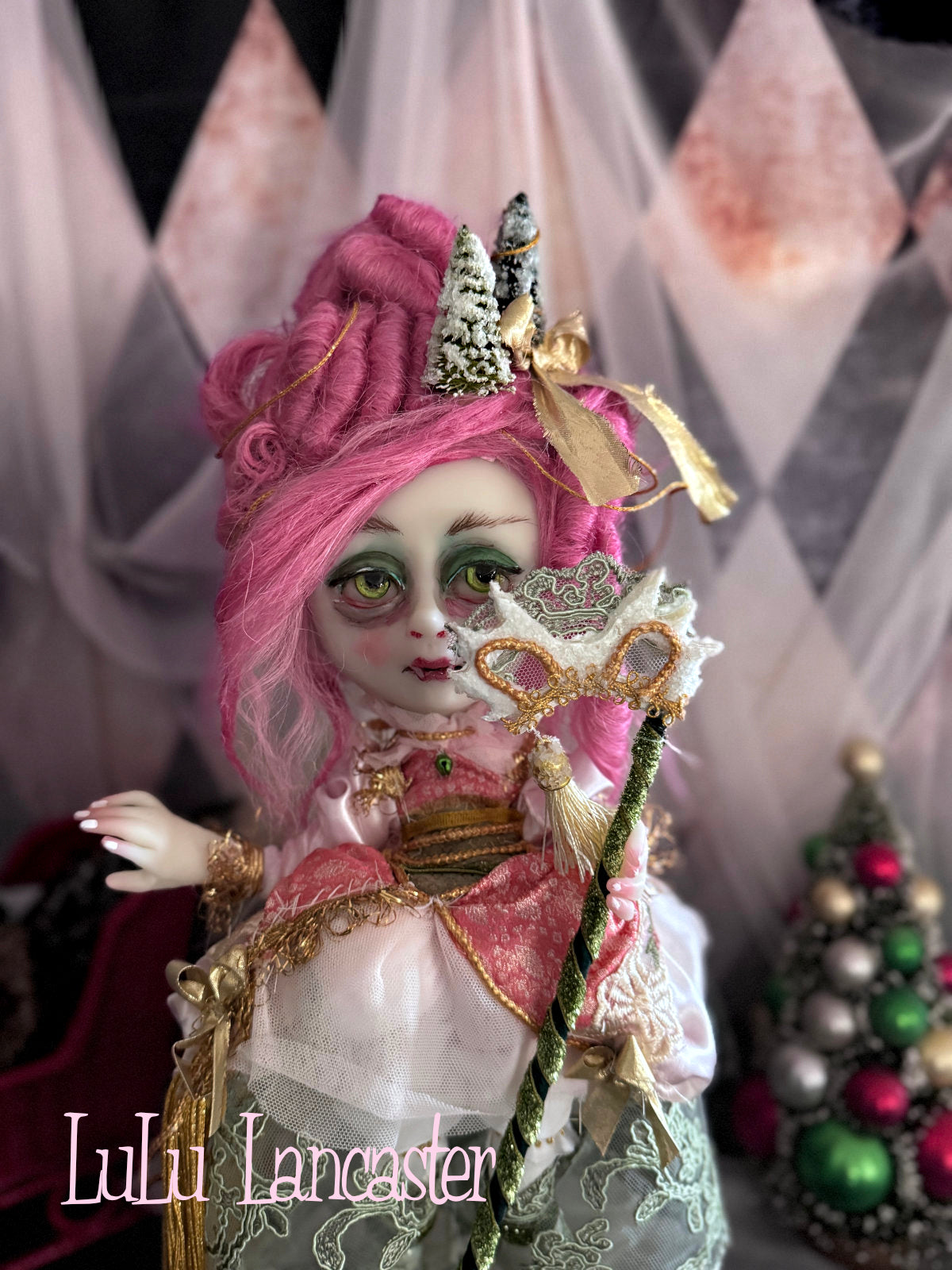 Alouette BonBon Holiday masquerade Vamire Original LuLu Lancaster Art Doll