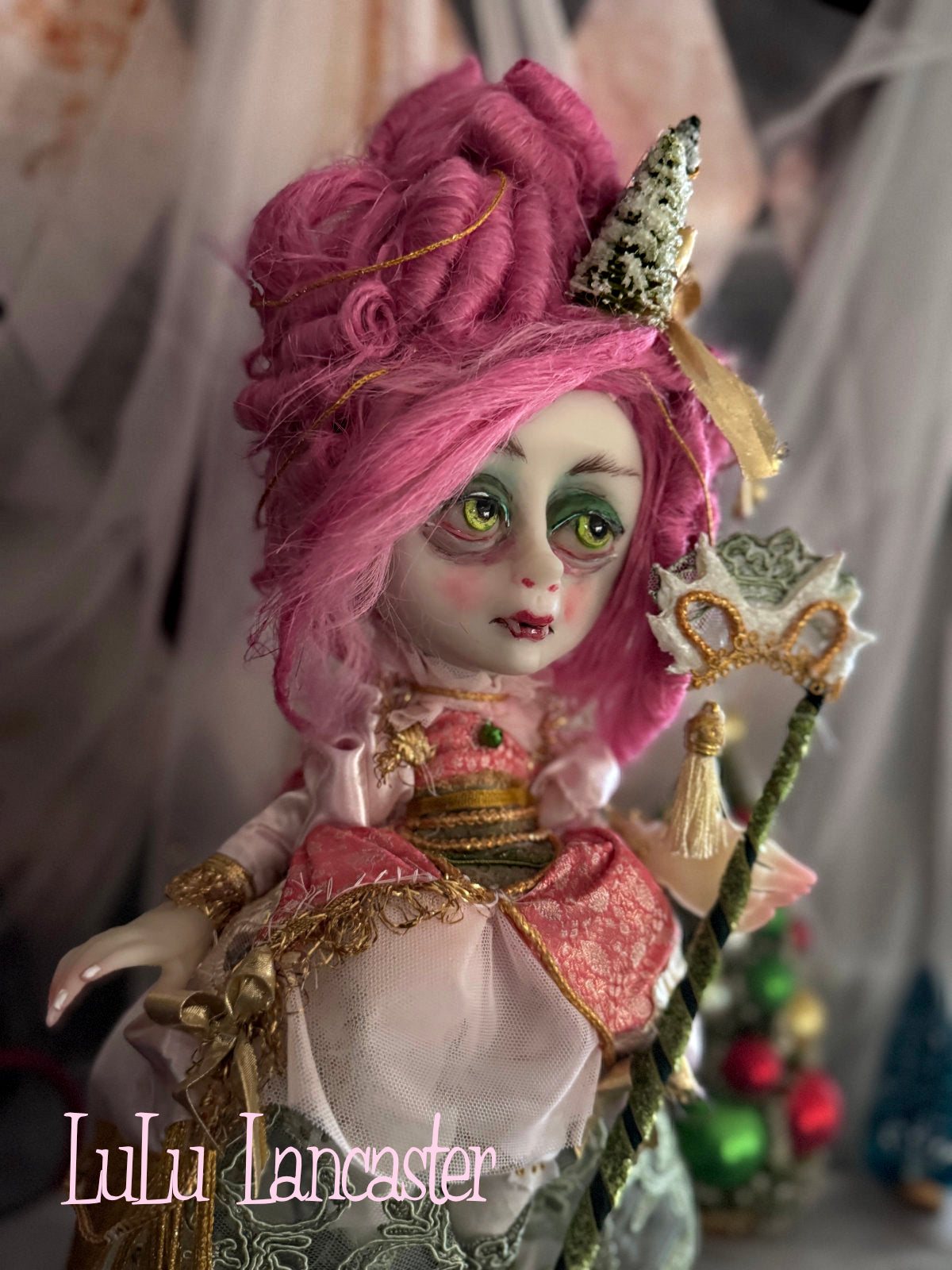 Alouette BonBon Holiday masquerade Vamire Original LuLu Lancaster Art Doll